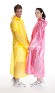 PVC Raincoat with Simple Design